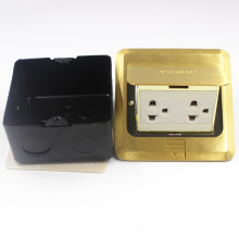 Yumo Brass Socket Prise de terre électrique Pop Up Floor Socket